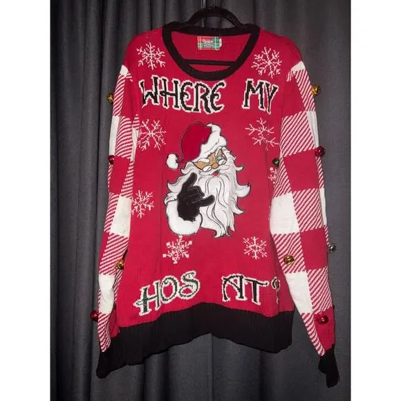 Ugly Christmas Sweater Xmas Size XXL Spencer’s - Picture 1 of 3